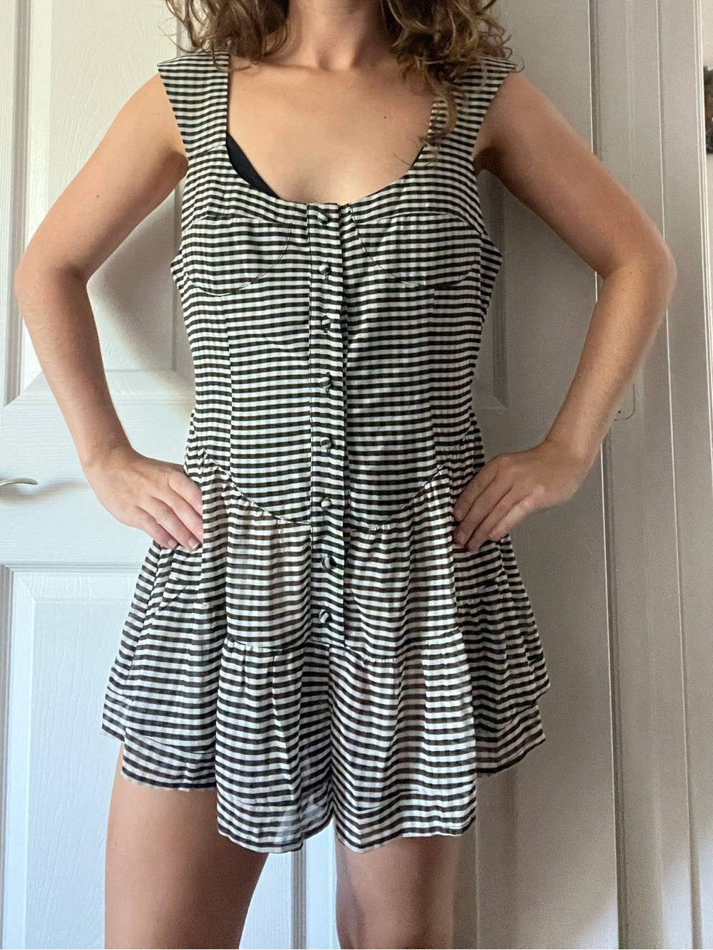 Lioness Gingham Romper - Picture 12 of 13